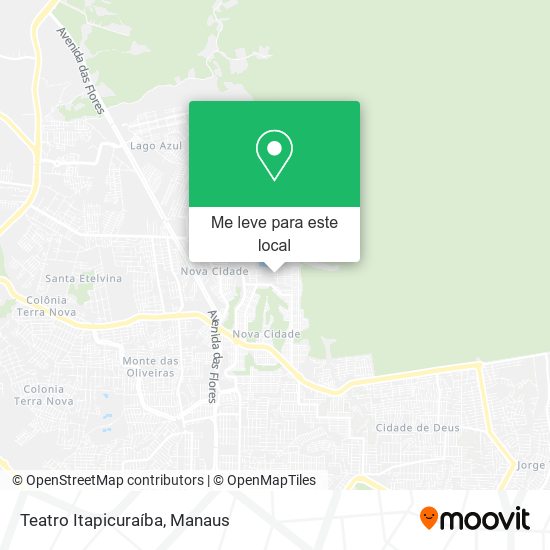 Teatro Itapicuraíba mapa