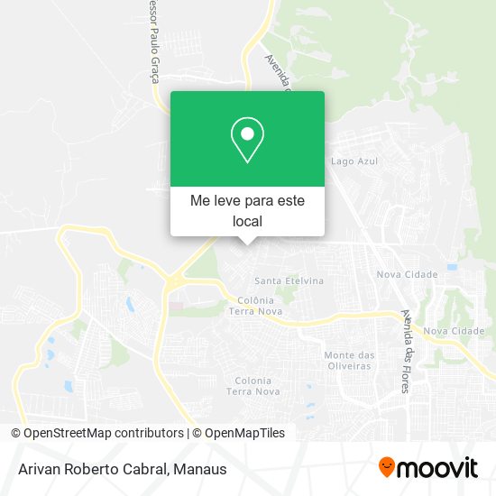 Arivan Roberto Cabral mapa
