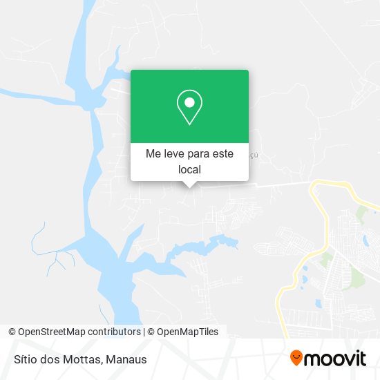 Sítio dos Mottas mapa