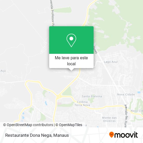 Restaurante Dona Nega mapa