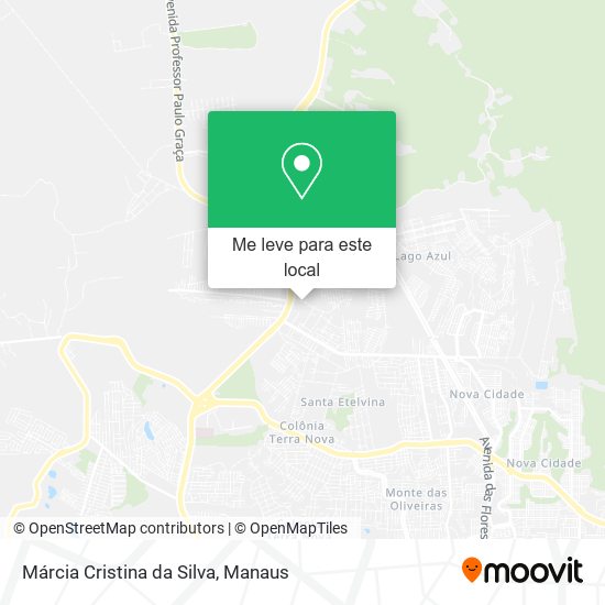 Márcia Cristina da Silva mapa