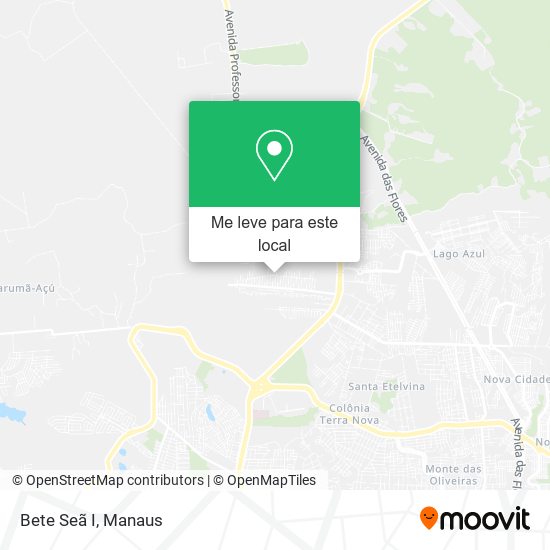 Bete Seã I mapa