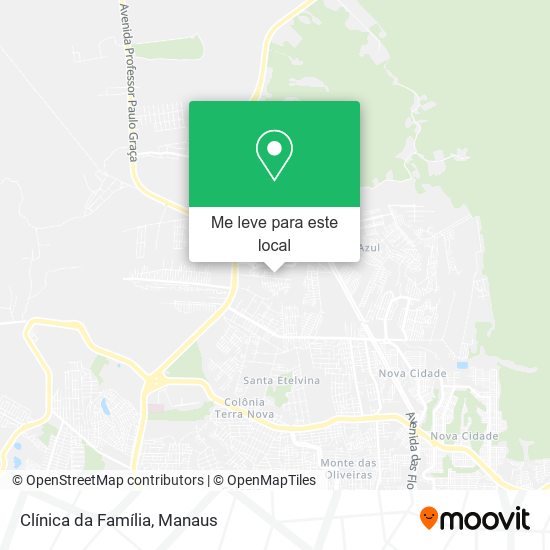 Clínica da Família mapa