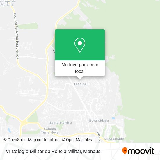 VI Colégio Militar da Polícia Militar mapa