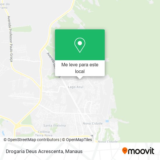 Drogaria Deus Acrescenta mapa