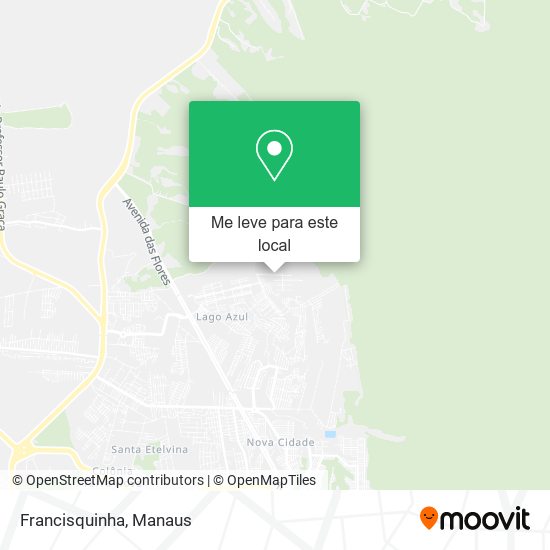 Francisquinha mapa