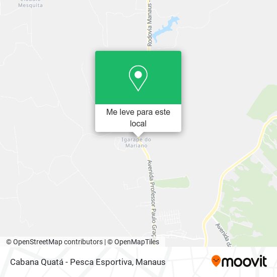 Cabana Quatá - Pesca Esportiva mapa