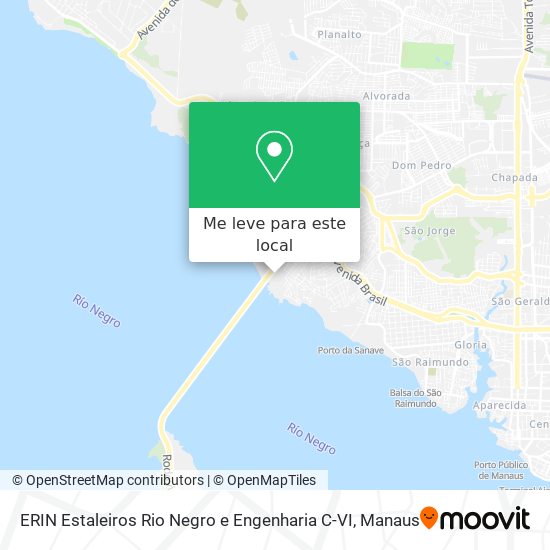 ERIN Estaleiros Rio Negro e Engenharia C-VI mapa