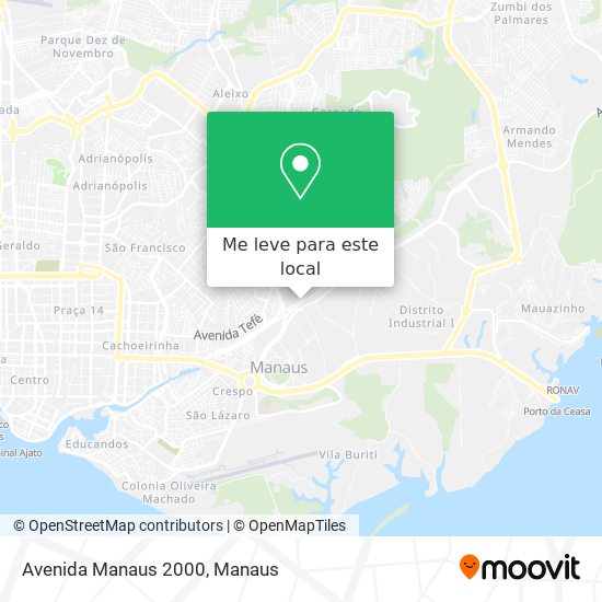 Avenida Manaus 2000 mapa