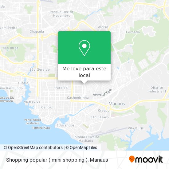 Shopping popular ( mini shopping ) mapa
