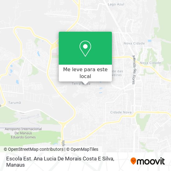 Escola Est. Ana Lucia De Morais Costa E Silva mapa