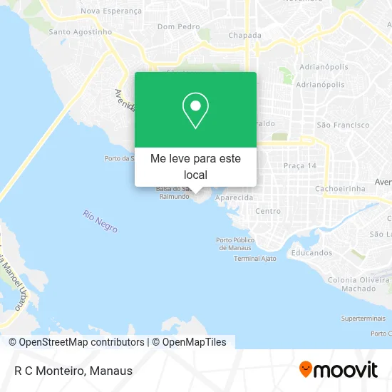 R C Monteiro mapa