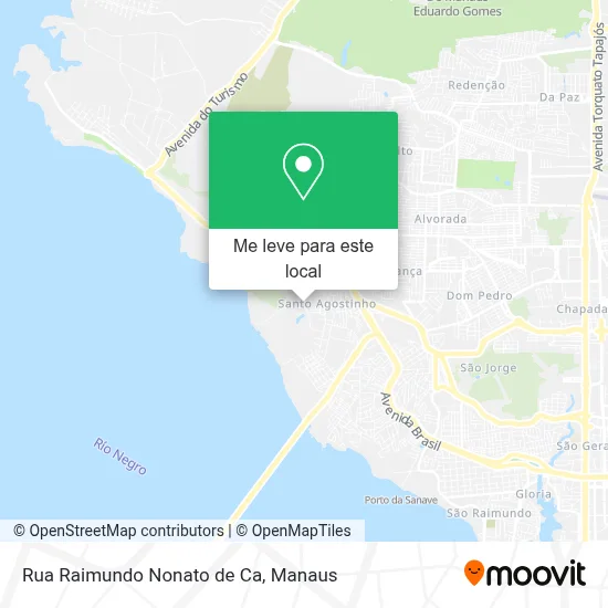 Rua Raimundo Nonato de Ca mapa