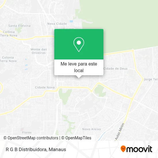 R G B Distribuidora mapa