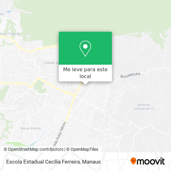 Escola Estadual Cecília Ferreira mapa