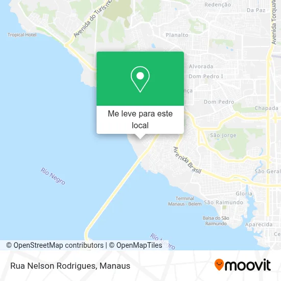 Rua Nelson Rodrigues mapa