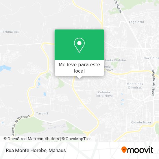 Rua Monte Horebe mapa