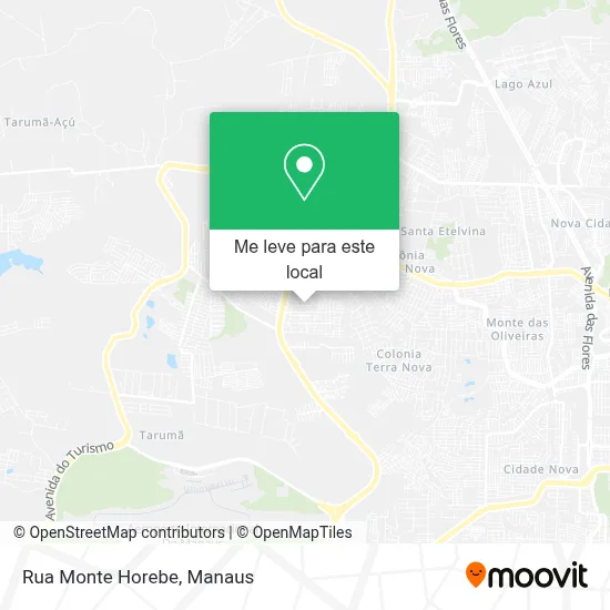 Rua Monte Horebe mapa