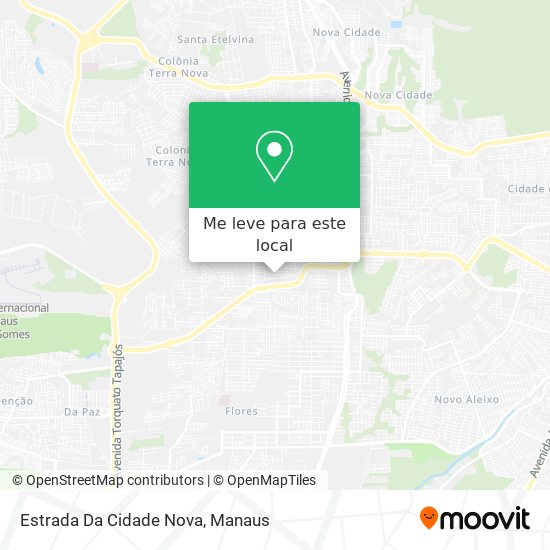 Estrada Da Cidade Nova mapa