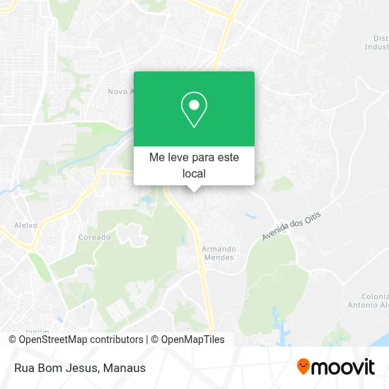 Rua Bom Jesus mapa