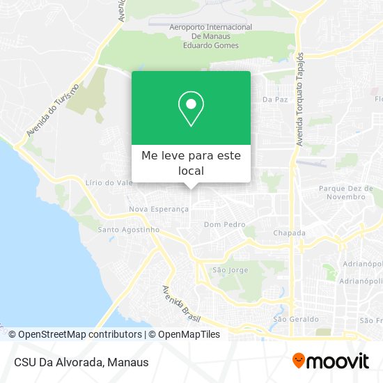 CSU Da Alvorada mapa