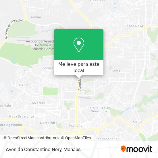 Avenida Constantino Nery mapa