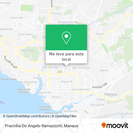 Pracinha Do Angelo Ramazzotti mapa