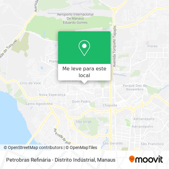 Petrobras Refinária - Distrito Indústrial mapa