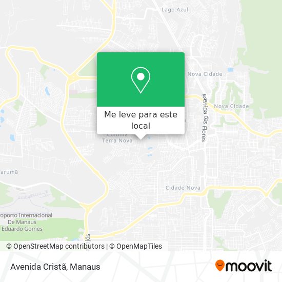 Avenida Cristã mapa
