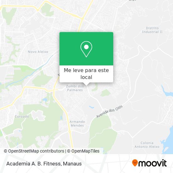 Academia A. B. Fitness mapa