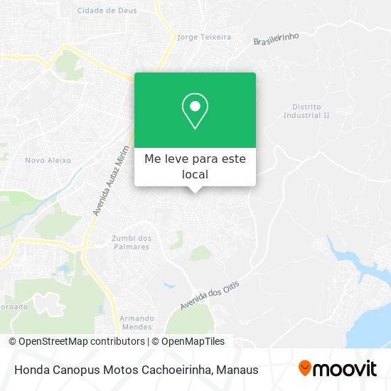 Honda Canopus Motos Cachoeirinha mapa