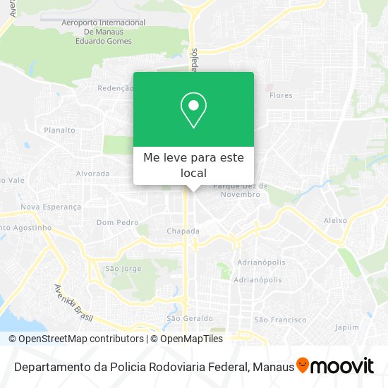 Departamento da Policia Rodoviaria Federal mapa
