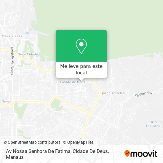 Av Nossa Senhora De Fatima, Cidade De Deus mapa