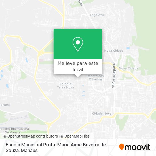 Escola Municipal Profa. Maria Aimê Bezerra de Souza mapa