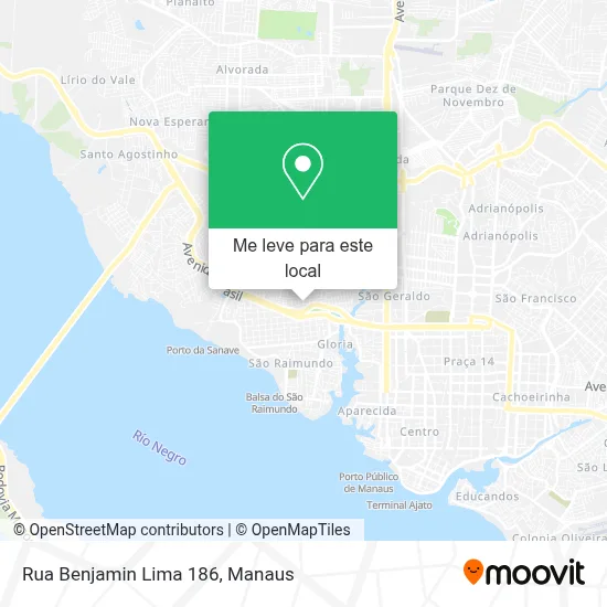 Rua Benjamin Lima 186 mapa