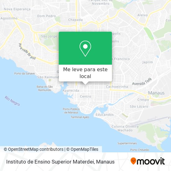 Instituto de Ensino Superior Materdei mapa
