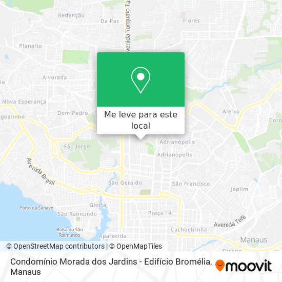 Condomínio Morada dos Jardins - Edifício Bromélia mapa