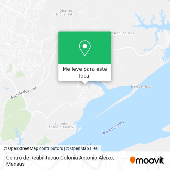 Centro de Reabilitação Colônia Antônio Aleixo mapa