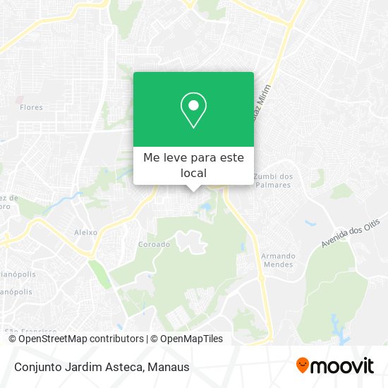 Conjunto Jardim Asteca mapa