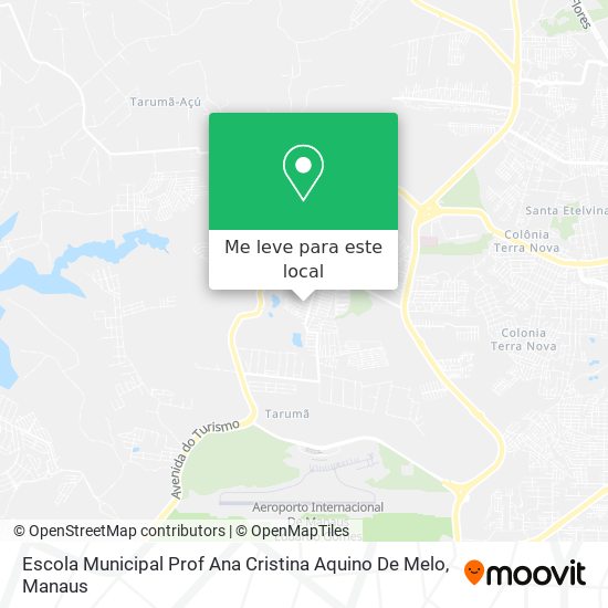 Escola Municipal Prof Ana Cristina Aquino De Melo mapa
