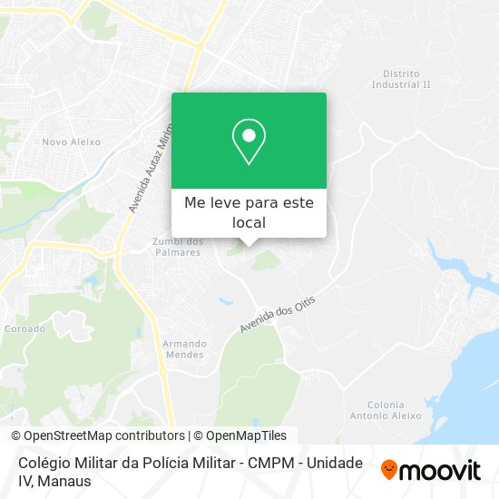 Colégio Militar da Polícia Militar - CMPM - Unidade IV mapa