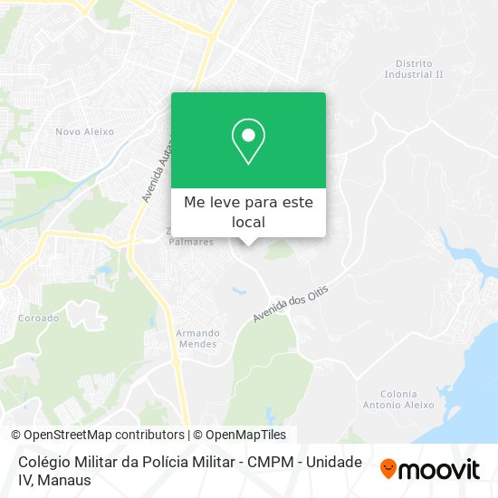 Colégio Militar da Polícia Militar - CMPM - Unidade IV mapa