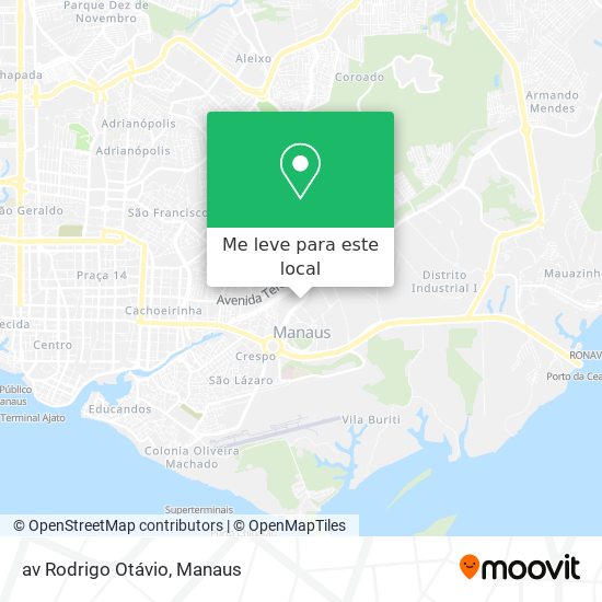 av Rodrigo Otávio mapa