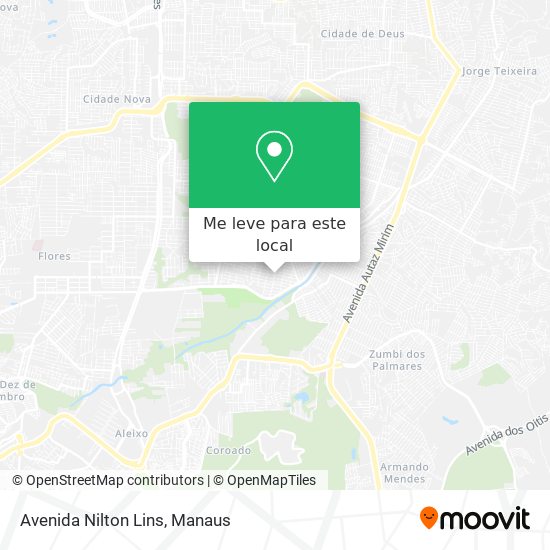 Avenida Nilton Lins mapa