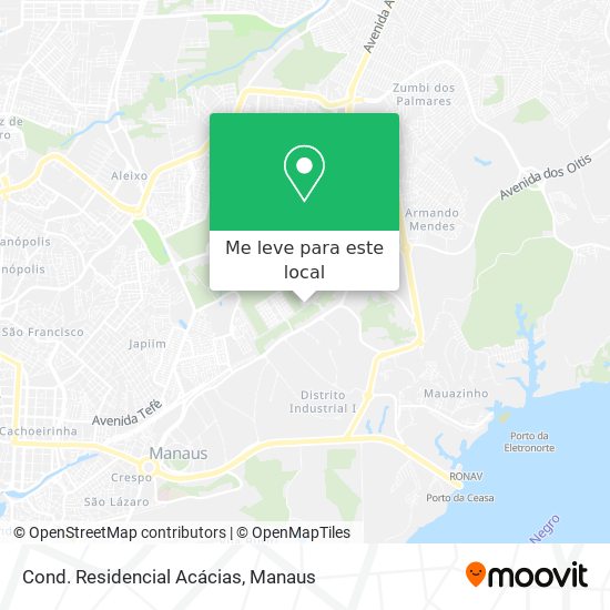 Cond. Residencial Acácias mapa