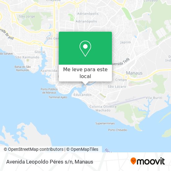 Avenida Leopoldo Péres s/n mapa