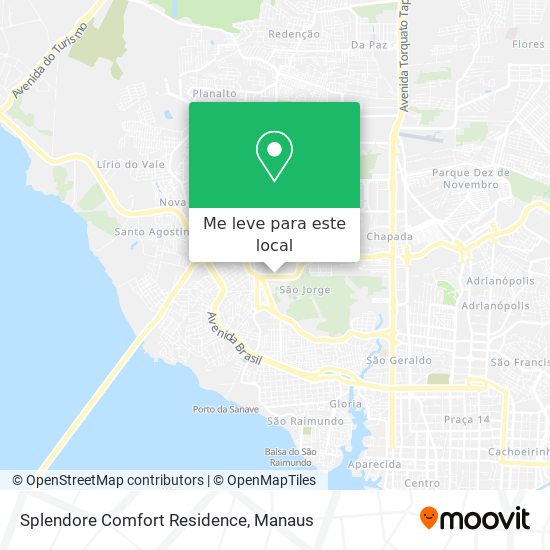 Splendore Comfort Residence mapa
