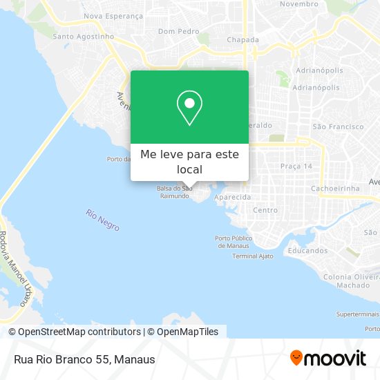 Rua Rio Branco 55 mapa
