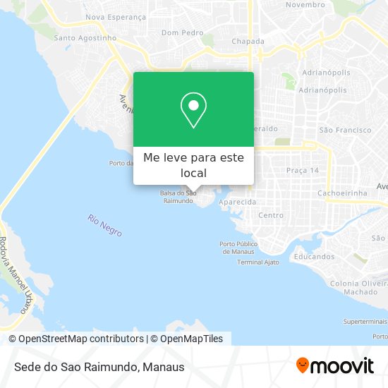 Sede do Sao Raimundo mapa
