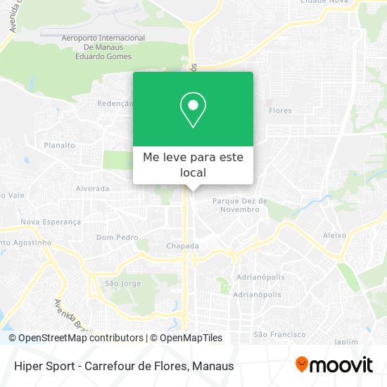 Hiper Sport - Carrefour de Flores mapa